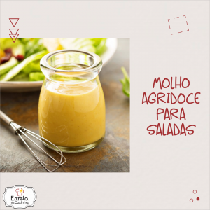 Molho agridoce para saladas