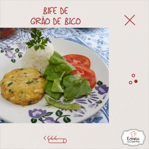 Bife de grão de bico