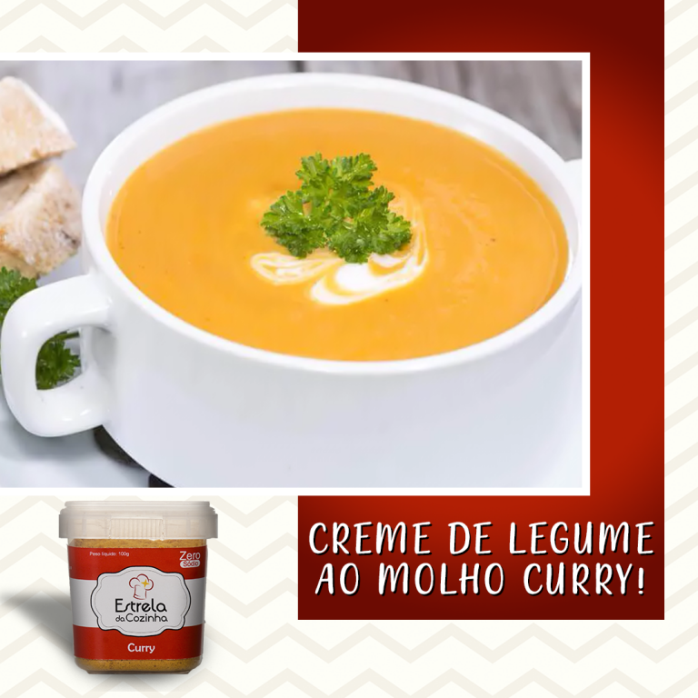 Read more about the article Creme de legume ao molho curry