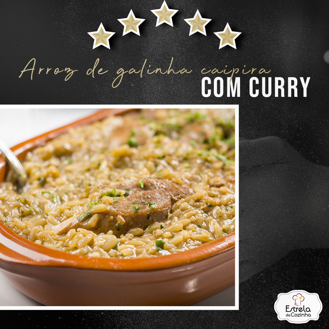 Você está visualizando atualmente Arroz de galinha caipira com curry